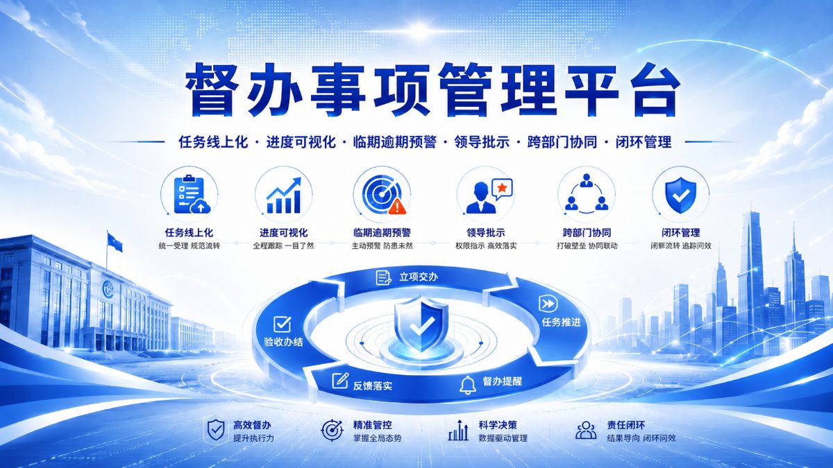 集团党委督办事项管理平台：重点任务全流程闭环