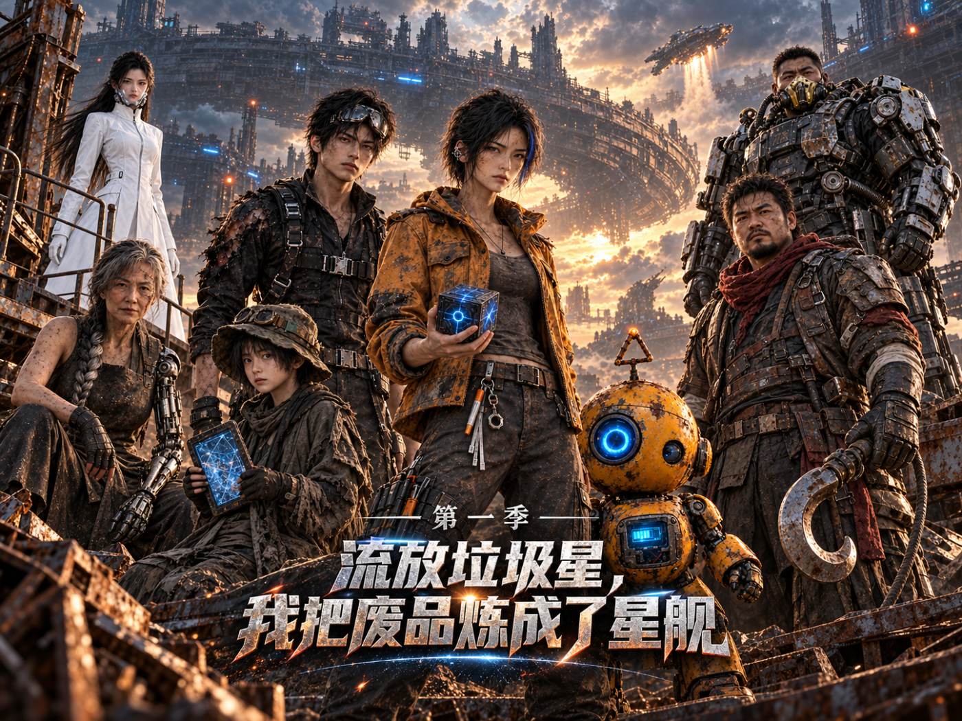 流放垃圾星，我把废品炼成了星舰