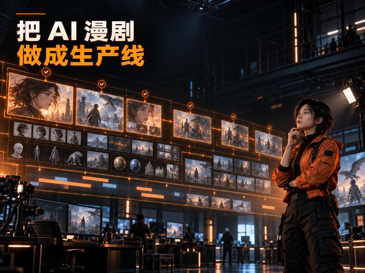 把AI漫剧做成生产线