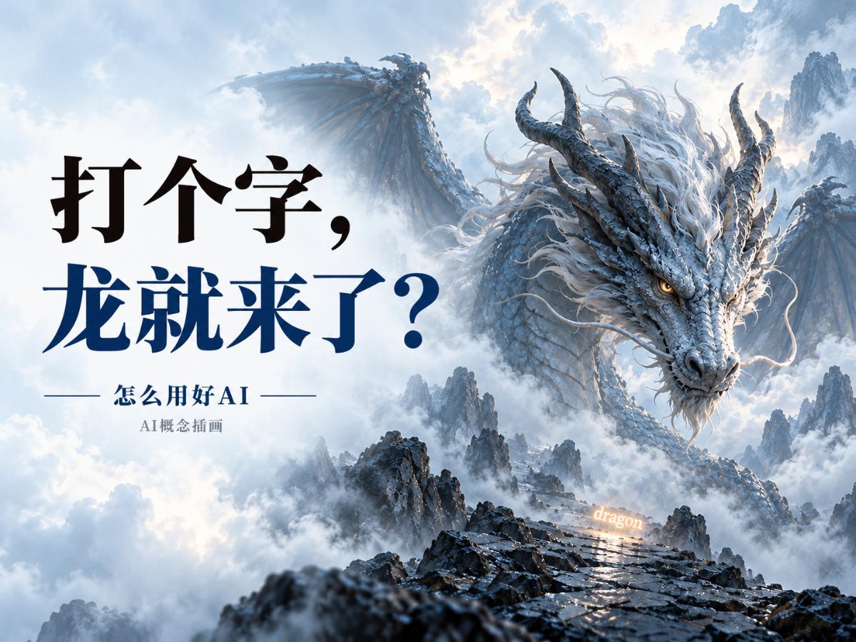 打个字，龙就来了？